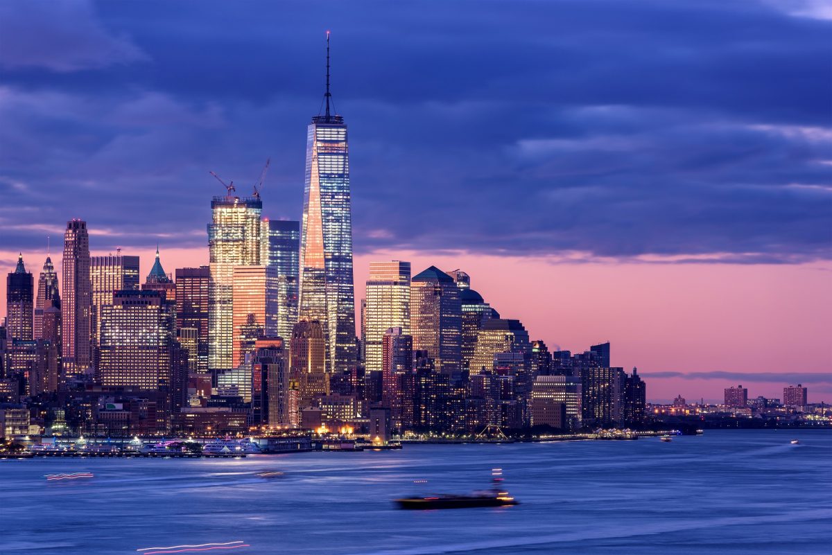 Photograph of Lower Manhattan Skyline, New York, USA